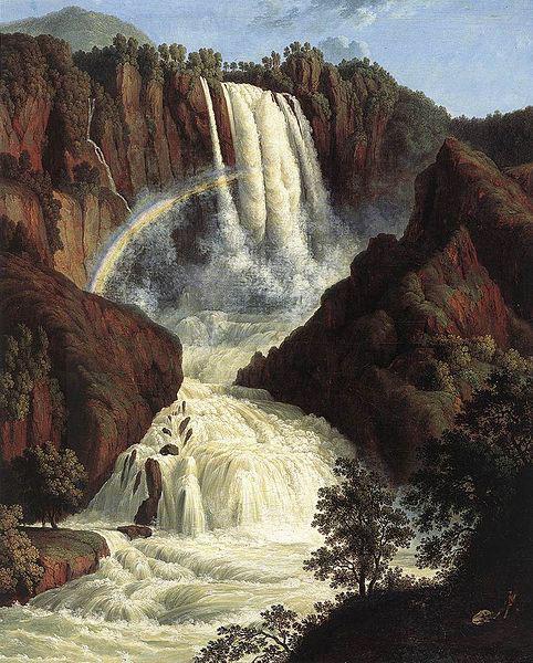 Jacob Philipp Hackert The Waterfalls at Terni oil painting picture
